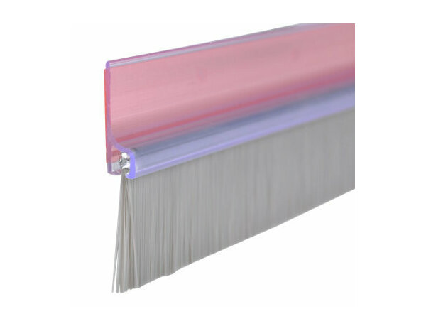 Bas de porte brosse en pvc transparent 1m - Brenner - Brico Dépôt