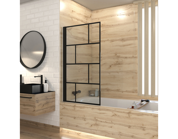 Pare baignoire Bricks 80 x H 140 cm - Brico Dépôt