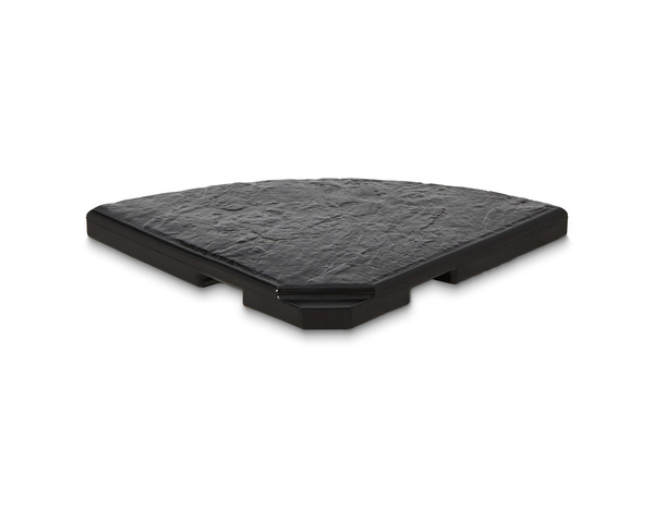 Lest pour parasol dalle béton "EDA" environ 18 kg décor pierre - Brico Dépôt