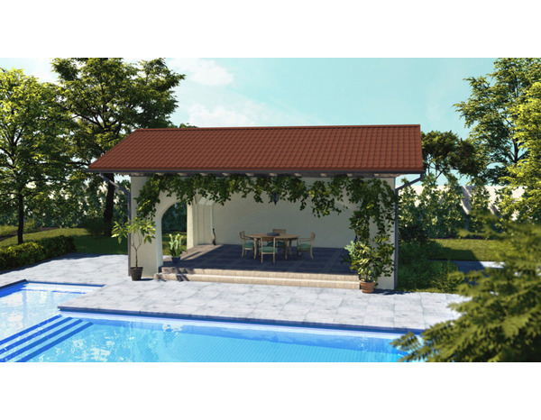 Tole imitation tuile rouge 3x1,1m - Brico Dépôt