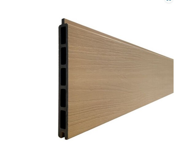 Lot de 6 lames composite chêne clair effet bois - Brico Dépôt