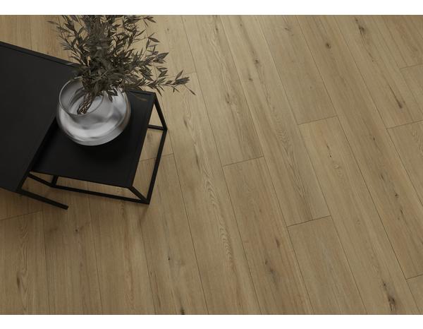 Sol stratifié décor bois chêne 7 mm AC4 "CAUBERT" - Brico Dépôt