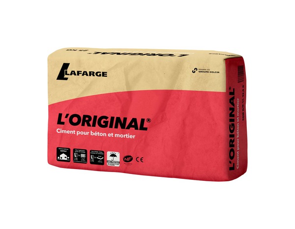 Ciment pour béton et mortier "L'original" - sac de 25 kg - Brico Dépôt