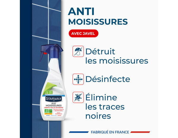 Nettoyant anti-moisissures joints salle de bains 500ml   - Brico Dépôt