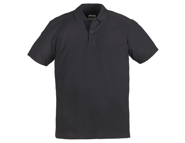 Polo manches courtes "SAFARI" noir taille S - Brico Dépôt