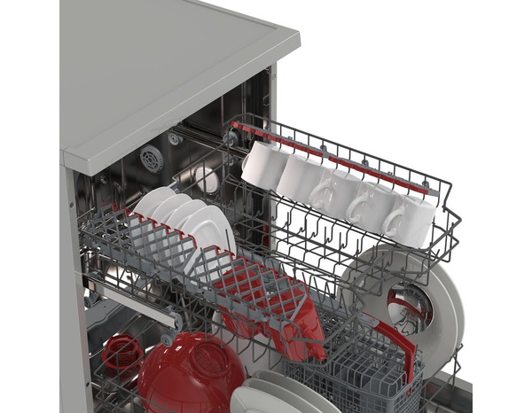 Lave vaisselle pose libre gris 13 couverts - SHARP - Brico Dépôt