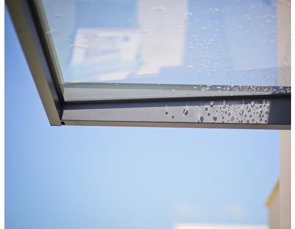 Marquise Sophia aluminum gris 1200 x 80 - Brico Dépôt