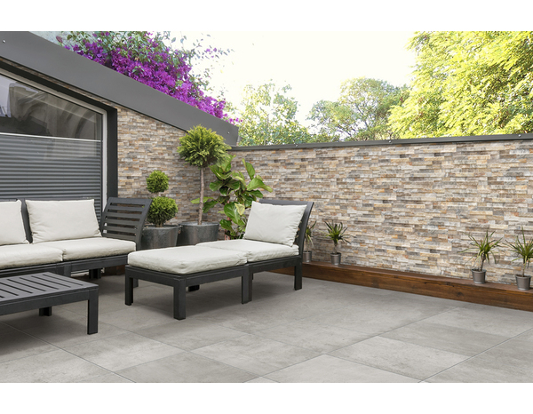 Plaquette de parement "Alpes beige" - Brico Dépôt