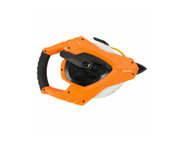 Mètre ruban 50m, boîtier bi-matière résistant aux chocs - MAGNUSSON - Brico Dépôt