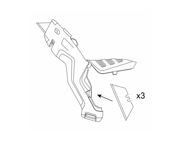 Cutter lame retractable - Forge steel - Brico Dépôt