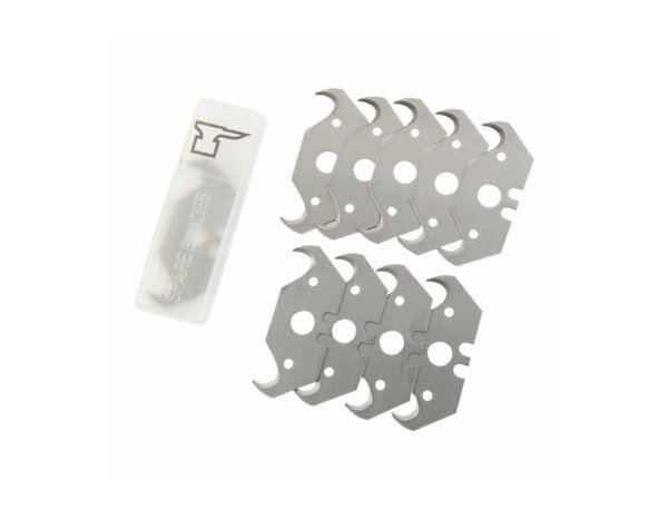 Lot 10 lames SK2 crochet 50 mm - Forge steel - Brico Dépôt