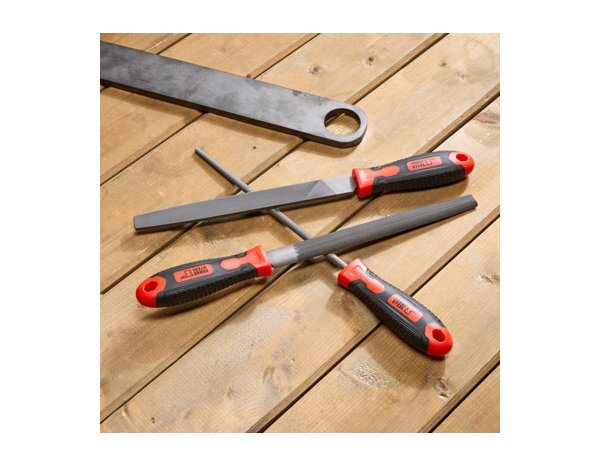Lot de 3 limes double faces pour acier et matériaux durs - Forge steel - Brico Dépôt
