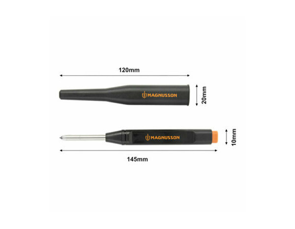 Crayon graphite clip ceinture avec taille crayon intégré - MAGNUSSON - Brico Dépôt