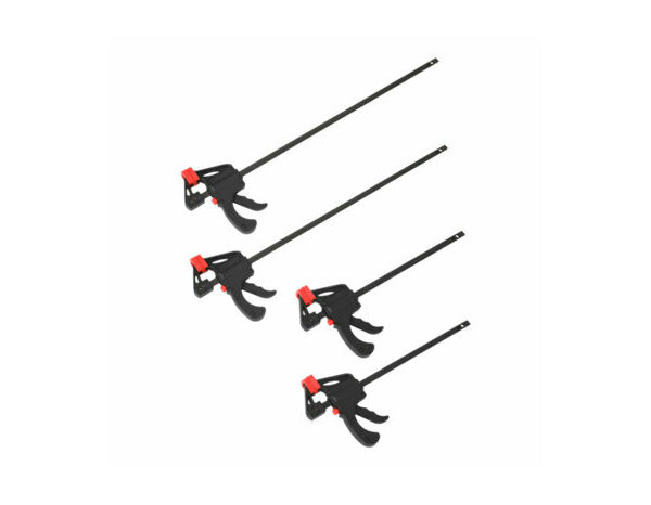 Lot 4 Serre-joints 2x150mm 2x300mm fs - Forge steel - Brico Dépôt