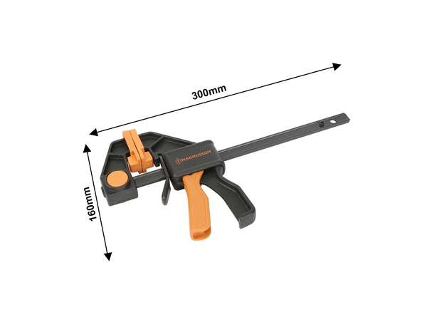 Serre joint 1 main 150mm 70kg - MAGNUSSON - Brico Dépôt