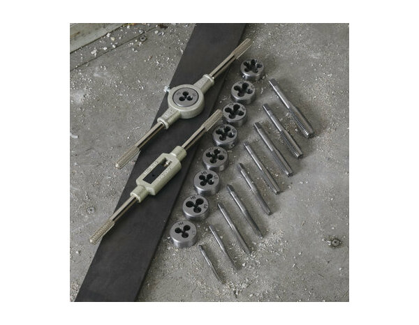 Coffret tarauds & filieres 20pcs fs - Forge steel - Brico Dépôt