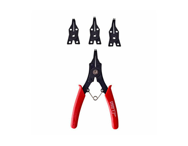 Pince circlips 4 tetes - Forge steel - Brico Dépôt