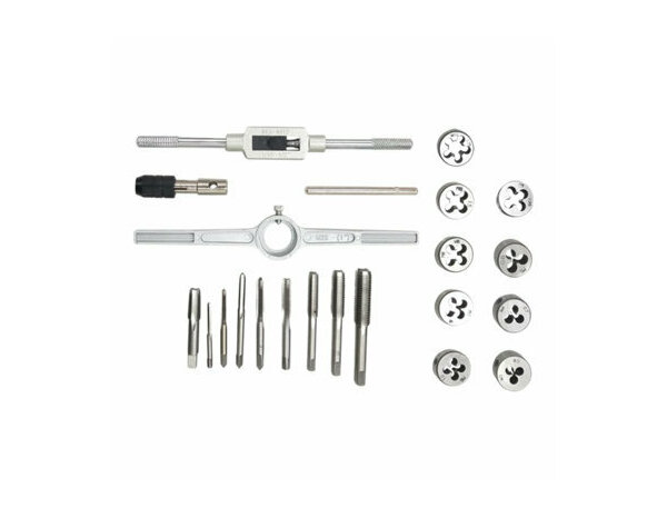 Coffret tarauds & filieres 20pcs fs - Forge steel - Brico Dépôt