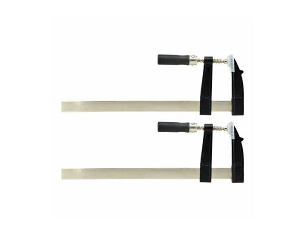 Lot 2 Serre-joints a visser 300x80mm - Forge steel - Brico Dépôt