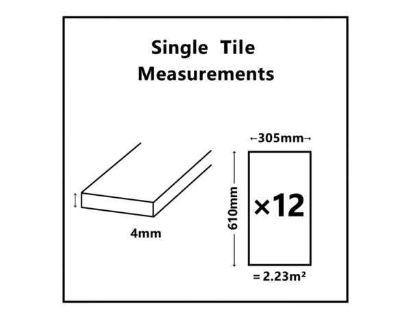 Dalle PVC 30,5 x 61 cm mabre blanc - Brico Dépôt