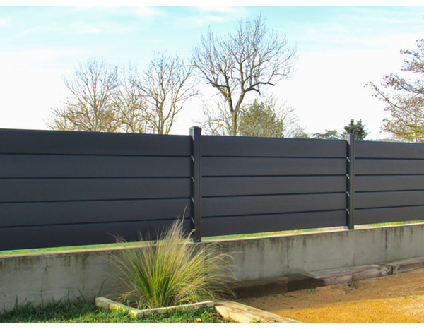 Lot de 3 lames persiennes anthracite avec renfort - Brico Dépôt