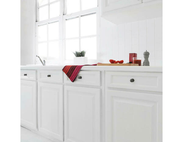 Peinture de rénovation meubles cuisine acrylique satin blanc 2 L - V33 - Brico Dépôt