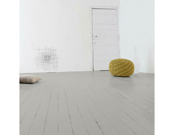 Peinture de rénovation sol et escalier acrylique satin gris galet 0,75 L - V33 - Brico Dépôt