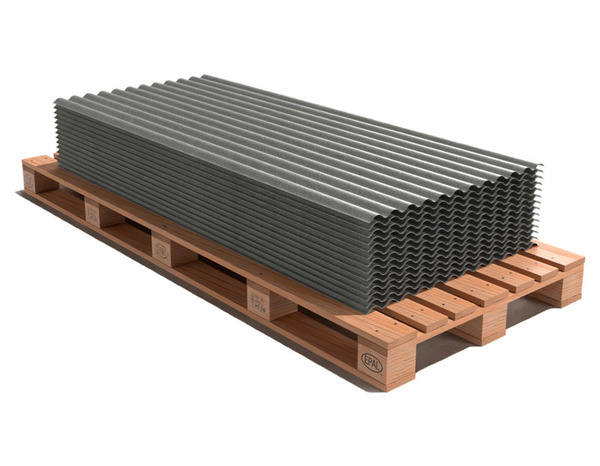 Plaque ondulée en acier galvanisée  50/100E - 900X2500 mm - BACACIER - Brico Dépôt