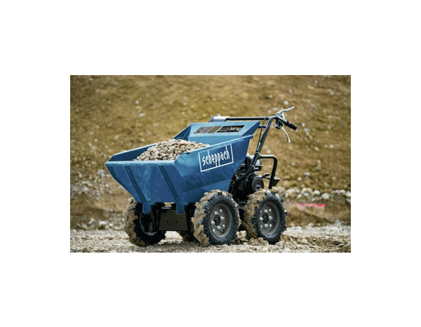 Dumper articulé avec moteur 4 temps essence, 196 cm³ "DP3000" - Scheppach - Brico Dépôt