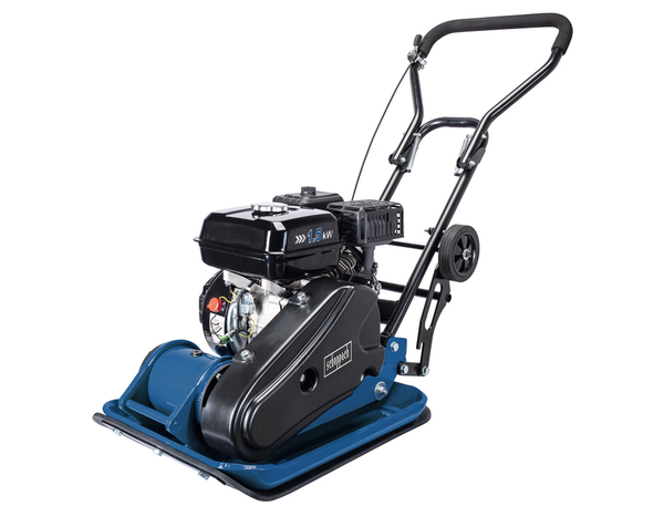 Plaque vibrante thermique 79 CM³, moteur 4 temps - Scheppach - Brico Dépôt