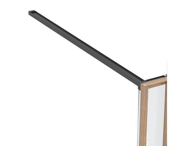 Paroi de douche walk-in cadre effet bois JAPANDI - 120 cm, Ep. 6 mm - Cooke and Lewis - Brico Dépôt