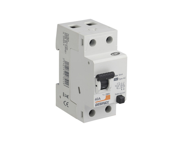 Interrupteur différentiel 40 A. Type AC - Debflex - Brico Dépôt