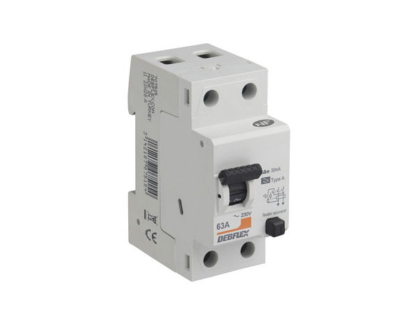 Interrupteur différentiel 63 A. Type A - Debflex - Brico Dépôt