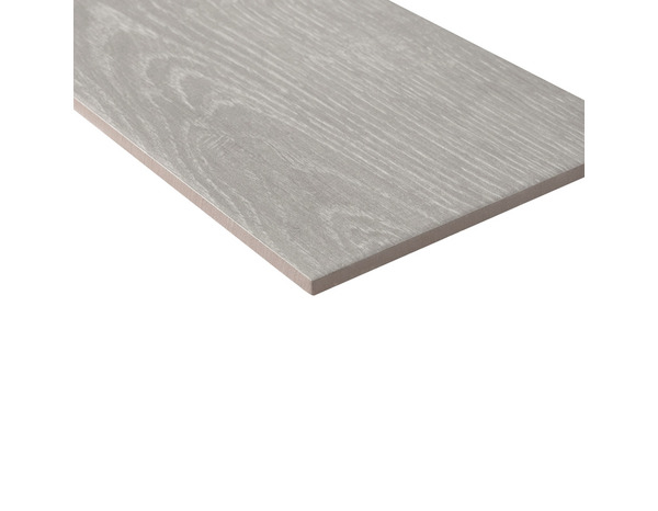 Carrelage de sol intérieur grès cérame émaillé "Barsan Gris" 20,5 x 61,5 cm - Brico Dépôt