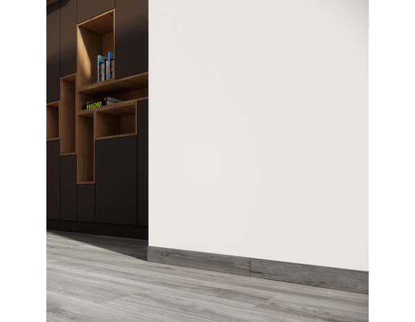 Plinthe "Timeo gris" 8 x 60 cm - Brico Dépôt