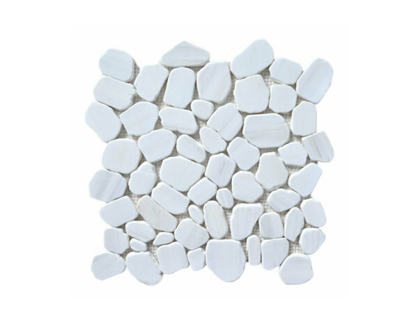 Galet "Malaca" Ivoire 31,5 cm x 31,5 cm - Brico Dépôt