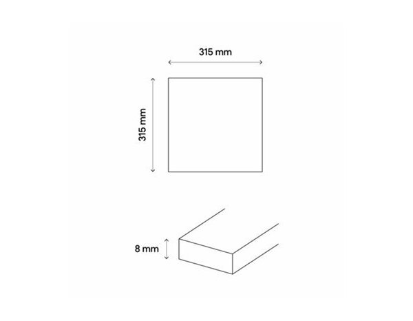 Galet "Malaca mix" 31,5 x 31,5 cm - Brico Dépôt