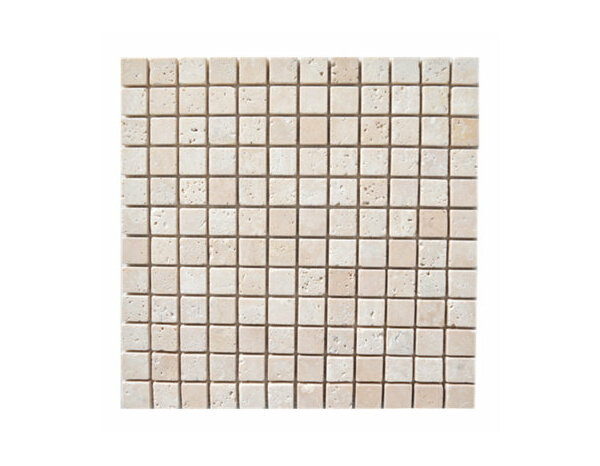 Mosaïque Travertin "Carré mini" 30,5 x 30,5 cm - Brico Dépôt