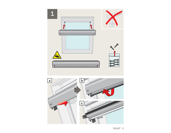 Store occultant noir "DBL M04 4249" - Velux - Brico Dépôt