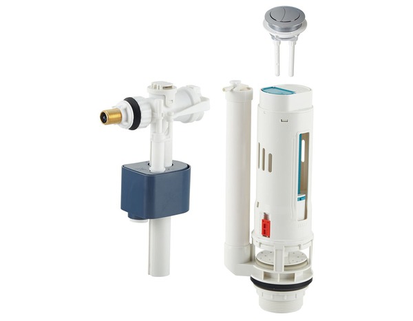 Système de chasse d'eau robinet flotteur + raccordement avec embout mâle 12x17 - Noyon & Thiebault - Brico Dépôt