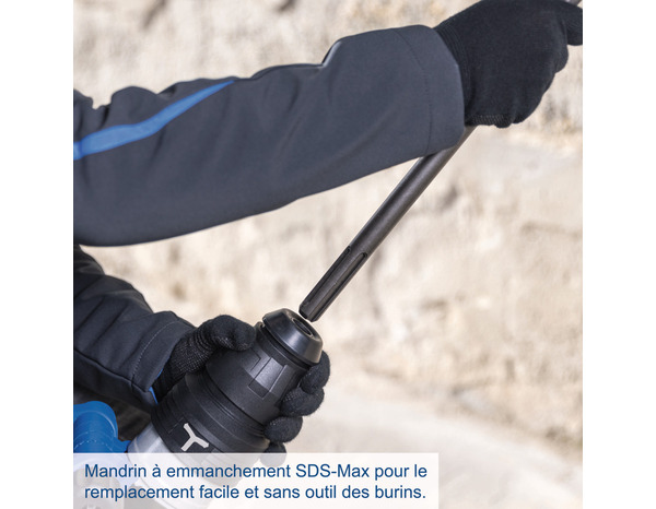 Marteau piqueur électrique SDS max 1700W - Scheppach - Brico Dépôt