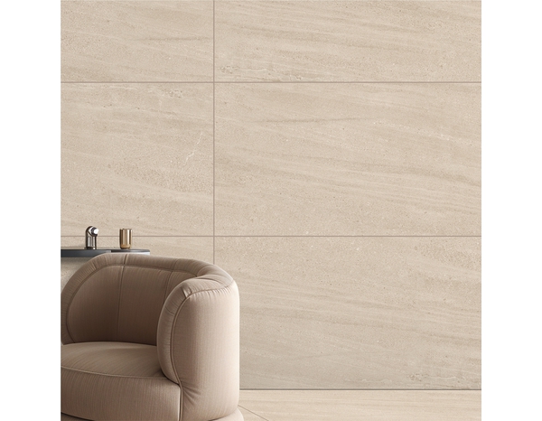 Carrelage de sol intérieur grès cérame 60 x 120 cm "Versovo" beige - Cooke and Lewis - Brico Dépôt