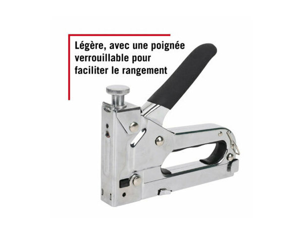 Agrafeuse travaux legers 13,8 cm - Forge steel - Brico Dépôt