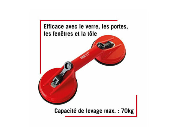 Ventouse 2 têtes - Forge steel - Brico Dépôt