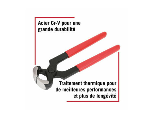 Tenaille russe 180mm - Forge steel - Brico Dépôt