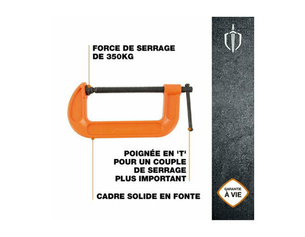 Presse avec cadre en fonte 150x75mm - MAGNUSSON - Brico Dépôt