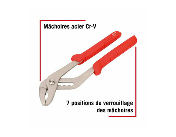 Pince multiprise 240mm - Forge steel - Brico Dépôt