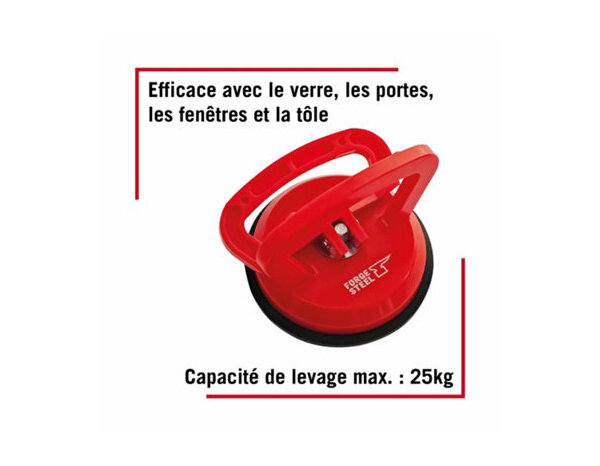 Ventouse 1 tête - Forge steel - Brico Dépôt