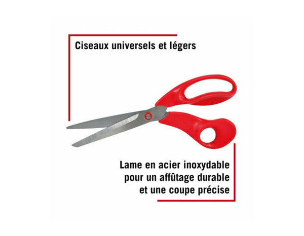 Ciseau universel 22.5 cm - Forge steel - Brico Dépôt
