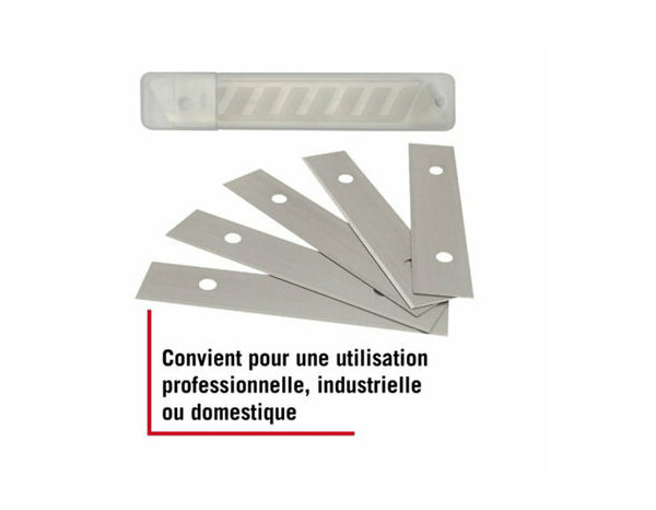 Lot 5 lames grattoir 90mm - Forge steel - Brico Dépôt